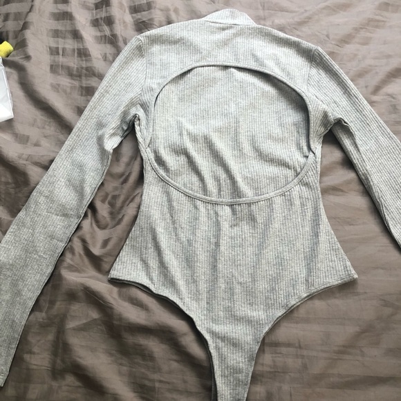 Fashion Nova - Ribbed Bodysuit - Picture 3 of 3